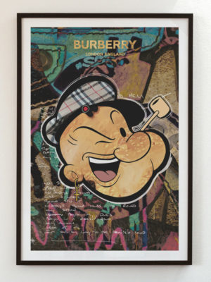 Captain Popeye Burberry_Josh Mahaby Pop Art