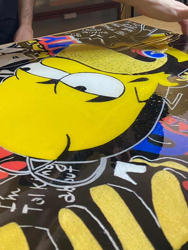 Homer Back to 80's - Canvas 50x60 - Image 3