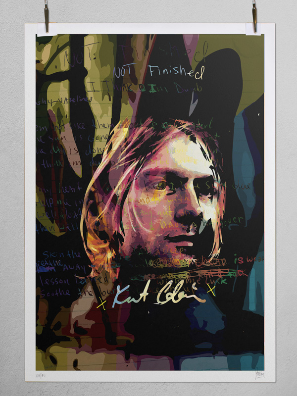 Kurt Cobain Grunge Not Finished