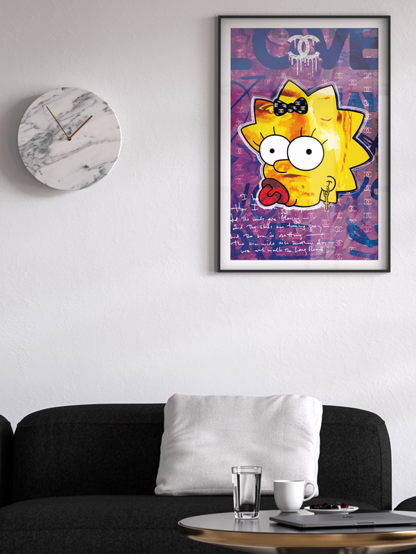 This work belongs to a collection call "The Hypebeast series" mixing luxury brands with famous comic cartoons. Josh Mahaby is a graphic designer, art director and illustrator born in 1982 in Argentina. His style combines many disciplines such as: illustration, painting, graffiti, digital and interventions in 3D objects. He currently has works exhibited all over the world, but mostly in Europe. His works are exhibited along with other great artists such as: Kaws, Alec Monopoly, Amanda toy, Angelo Accardi, Karl Lagasse, Romero Brito, Whatisname, etc. in Genoa Italy - Daniele Comelli Gallery; and NL Galerie in Salzburg Austria. Technique: Giclée print / Mixed Media. Hand illustration and digital. Paper: 180g matte paper. Signed Edition of 15 (A2) / 15 (70x100cm) / 50 (A3) Dimensions: 42 x 60 cm / 70 x 100 cm / 30 x 42 cm Includes certificate of authenticity, artist’s signature and numbering. FRAME NOT INCLUDED. 🔹 This work is sent by certified mail, with tracking number and insurance, in a hard cardboard tube. Average handle time: This piece could be dispatched from next day to 3 working days, deppending on stock.