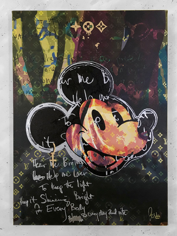 Mickey Has Become an Influencer? - Canvas 50x70 - Image 4