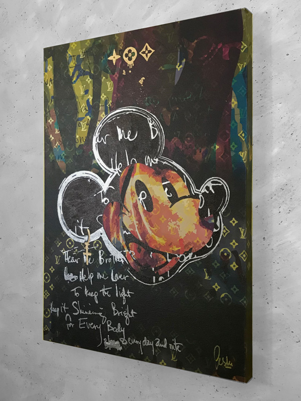 Mickey Has Become an Influencer? - Canvas 50x70 - Image 5