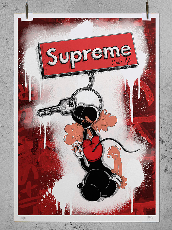 Mickey by Supreme / Graffiti Edition