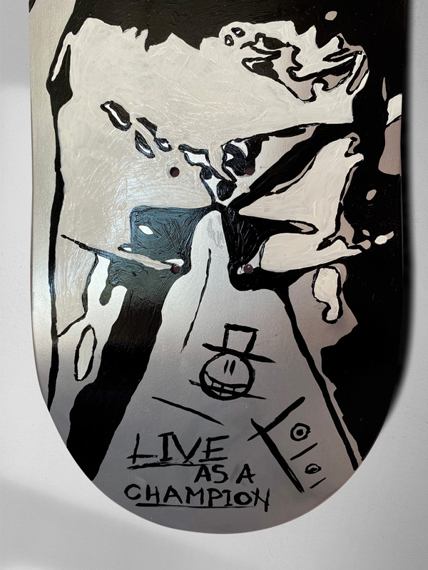 Muhammas Ali Skate Deck - Josh Mahaby Pop Art