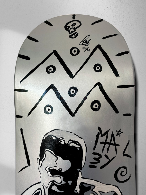 Muhammas Ali Skate Deck - Josh Mahaby Pop Art