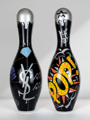 Saint Laurent Pop Diamond Bowling Pin - Josh Mahaby