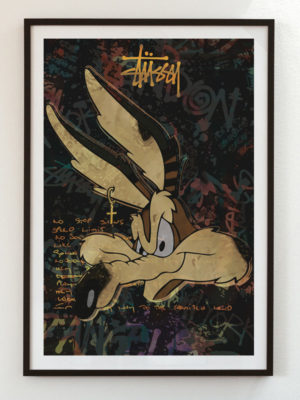 Social Media Coyote - Josh Mahaby Pop Art