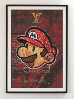 Super Fashion Mario - Josh Mahaby Pop Art