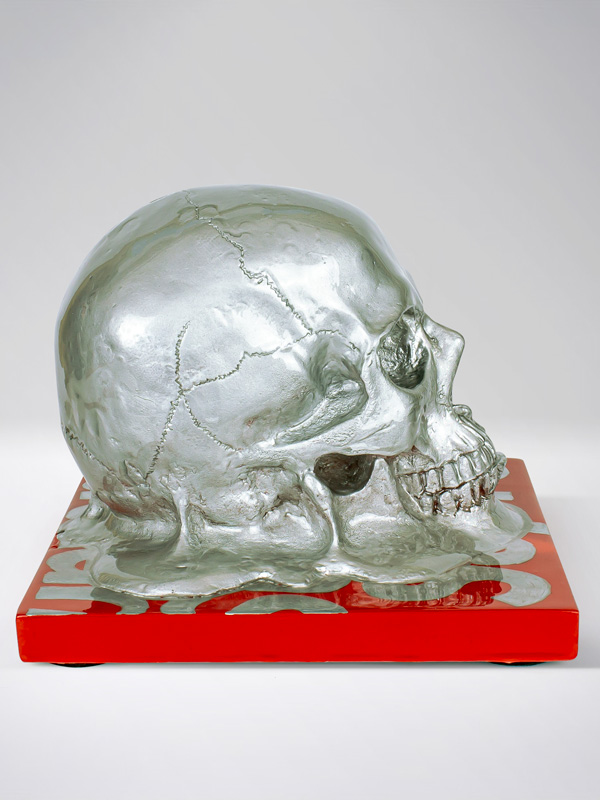 Supreme Skullpture 2 - Josh Mahaby Pop Artist