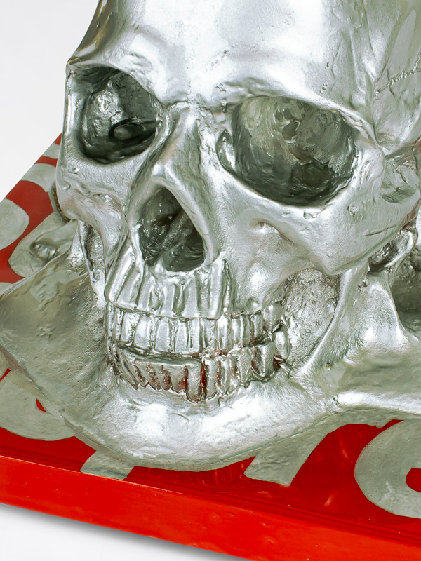 Supreme Skullpture 2 - Josh Mahaby Pop Artist