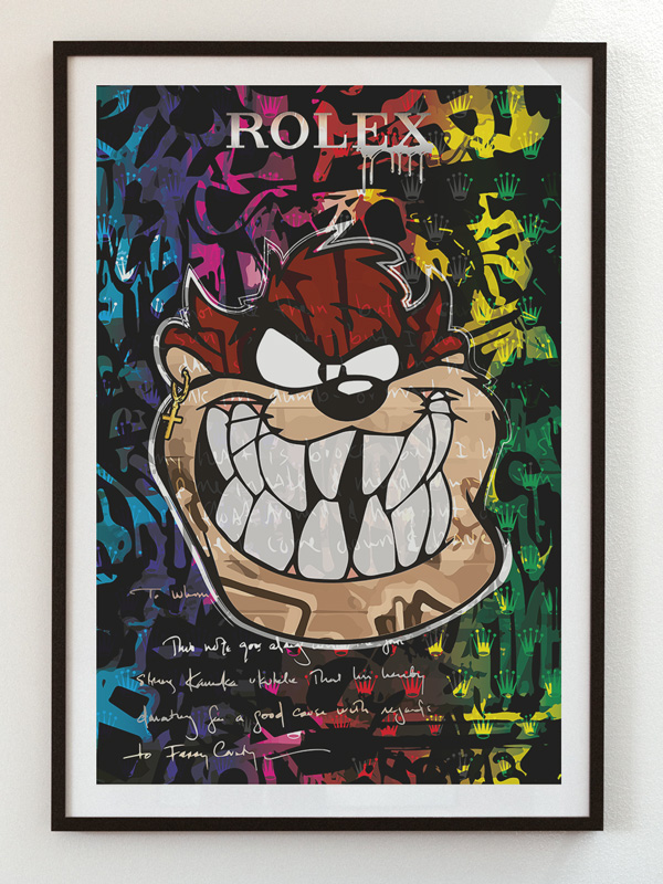 Taz Daytona Devil - Josh Mahaby Pop Art