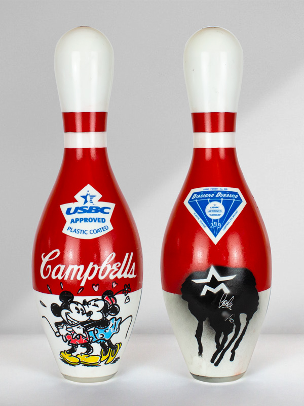 Campbell Bowling Soup Josh Mahaby Pop Art Bowling Pin