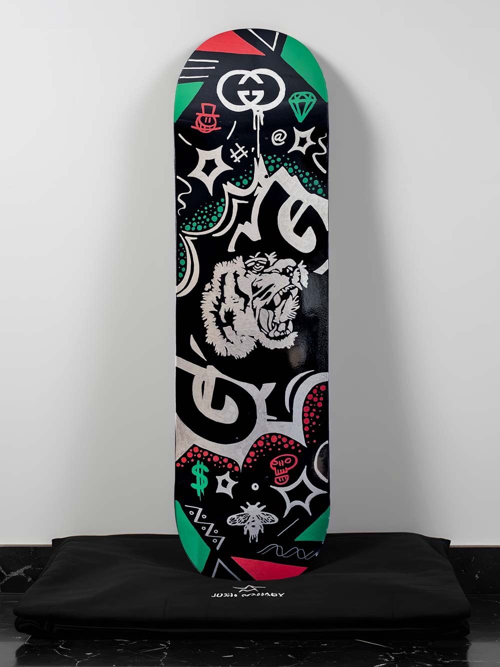 Gucci Glamour Skate Deck - Josh Mahaby Pop Art