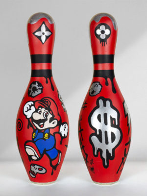 Red Mario Jump - Josh Mahaby Pop Artist Singulart