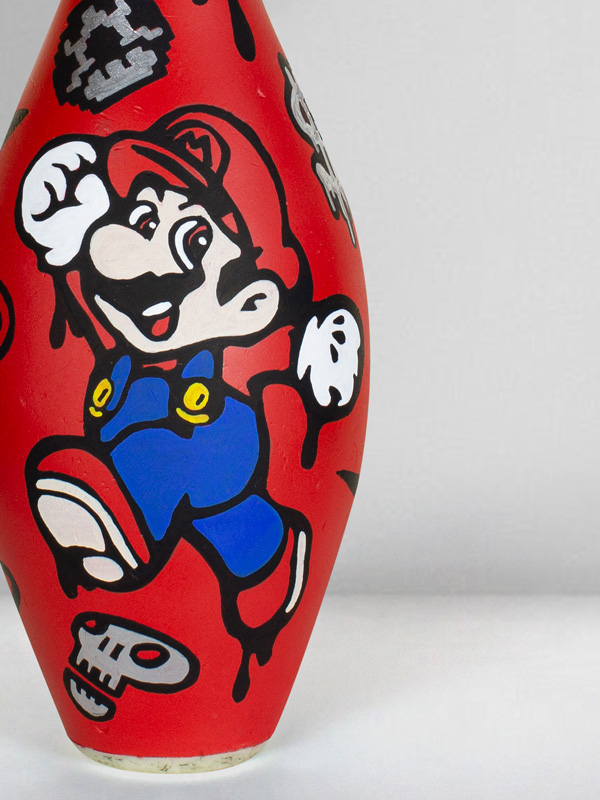 Red Mario Jump - Josh Mahaby Pop Artist Singulart