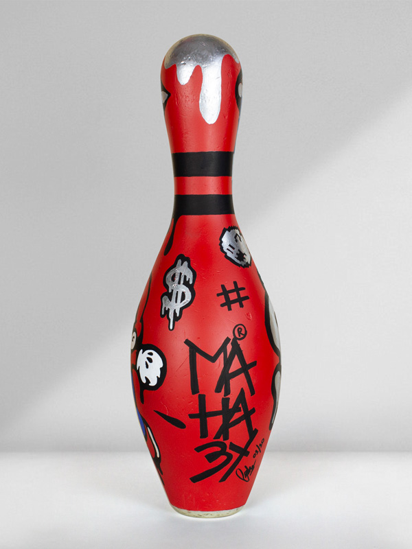 Red Mario Jump - Josh Mahaby Pop Artist Singulart