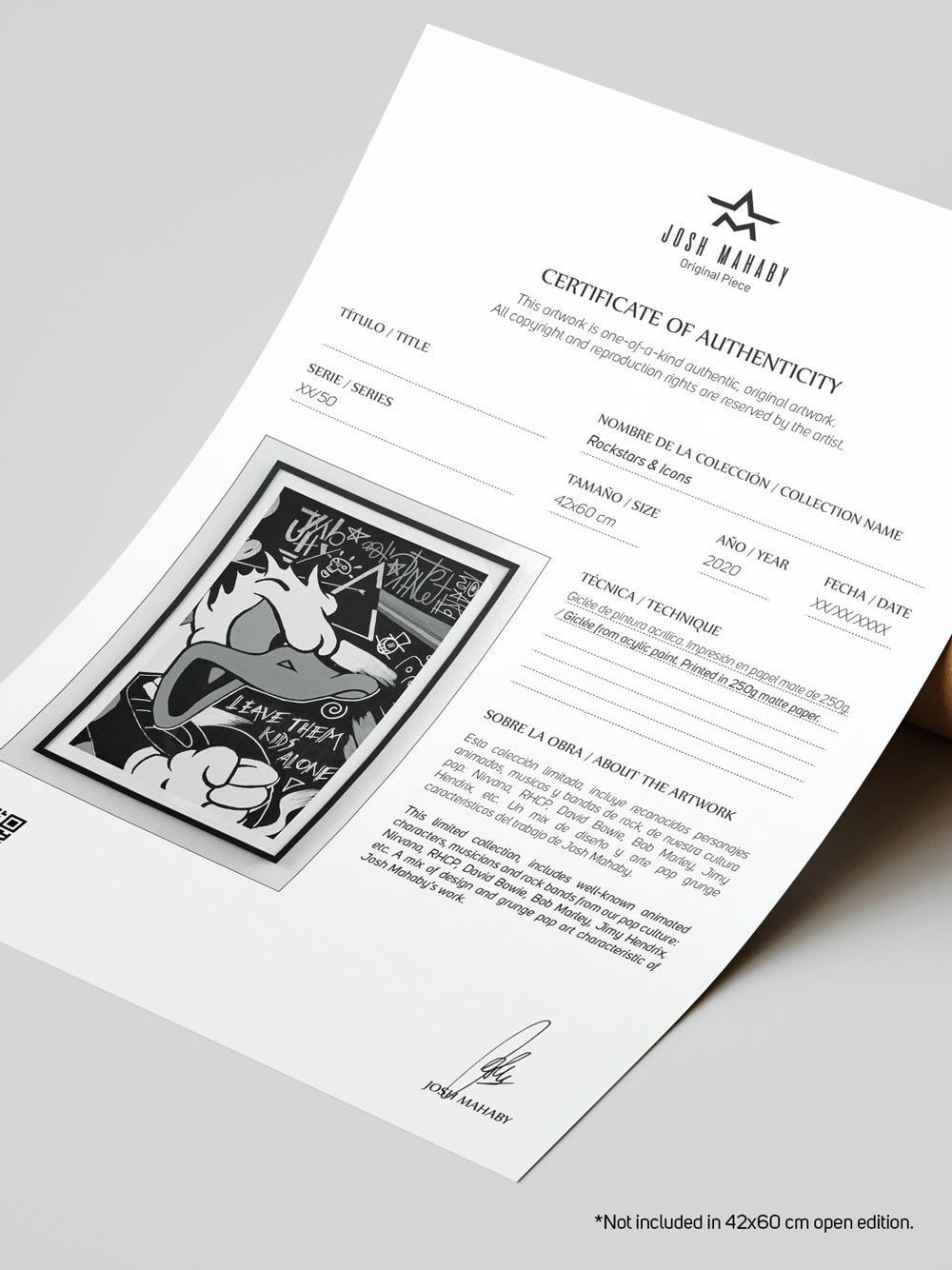 Duck Side of the Moon - Josh Mahaby Pop Art Gallery