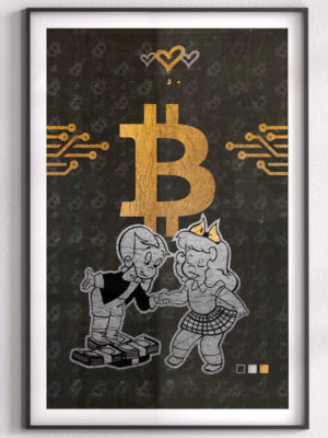 Bitcoin Love - Josh Mahaby Singulart artist