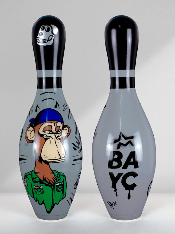 Bored Ape Bowling Club - Josh Mahaby Pop Artist