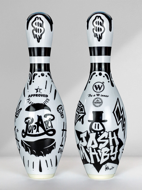 Pop Art Bowling by Josh Mahaby Art