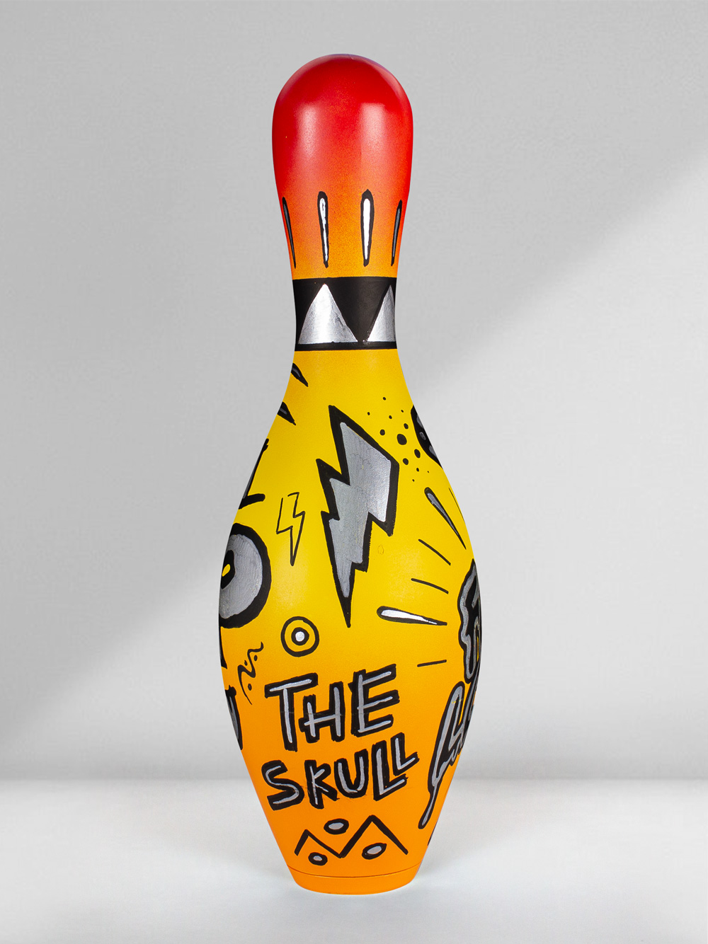 Bowling Pin The Skull Mexican Josh Mahaby Pop Art Toy 01