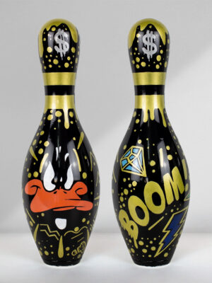 Daffy Duck Money Explosion Josh Mahaby Etsy