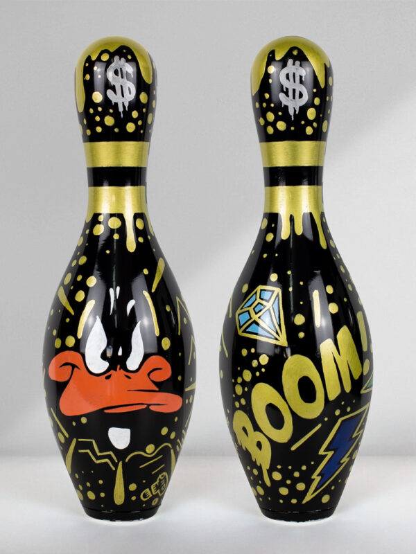 Daffy Duck Money Explosion Josh Mahaby Etsy