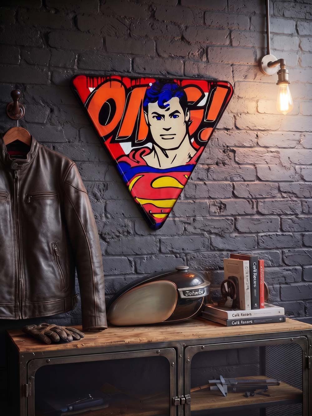 OMG Superman Josh Mahaby Pop Art