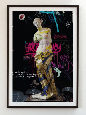 Venus de Milo Sculpture Pop Art Style by Josh Mahaby