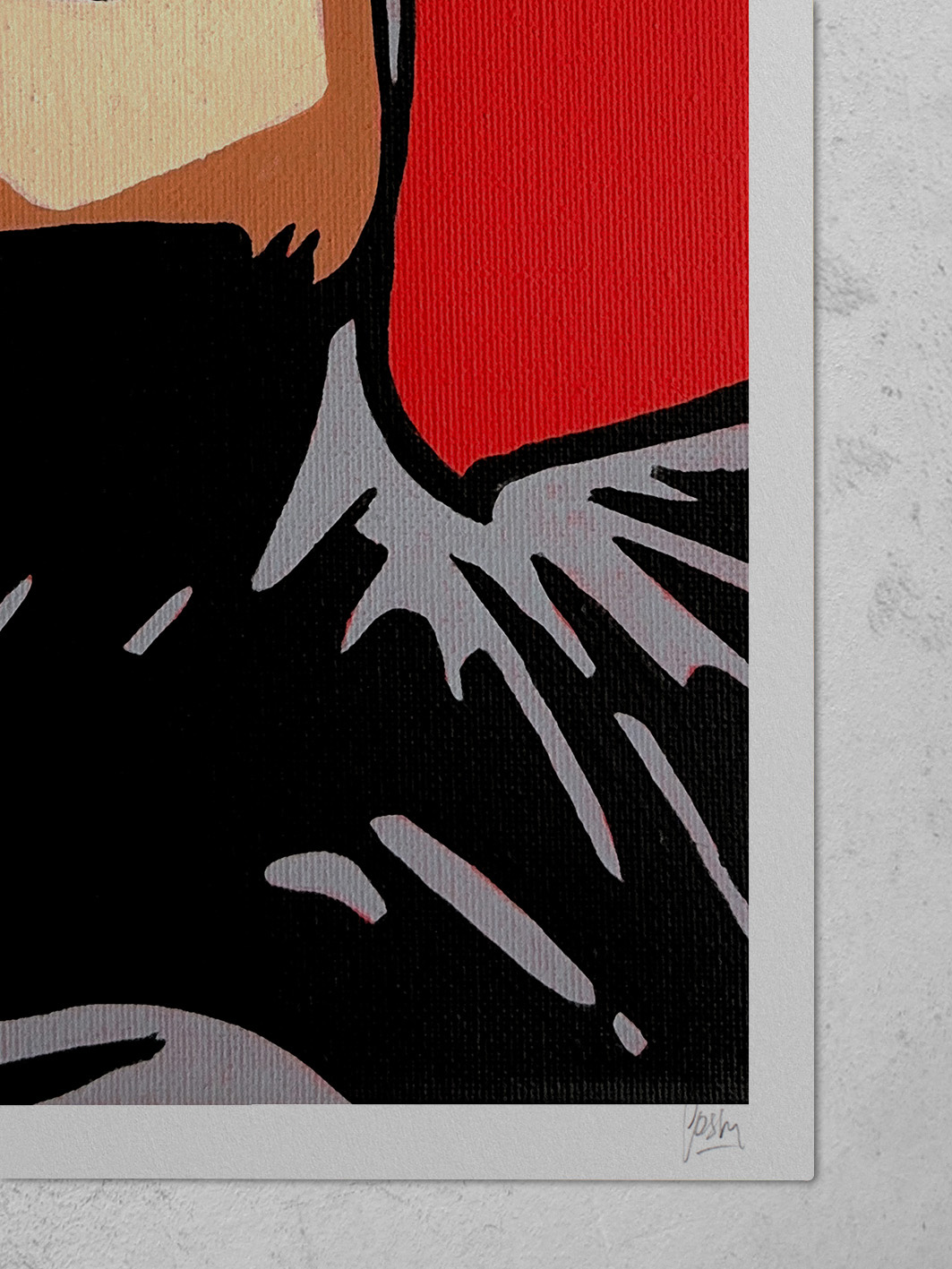 Batman Giclee Print Fine Art Pop Art Style Josh Mahaby