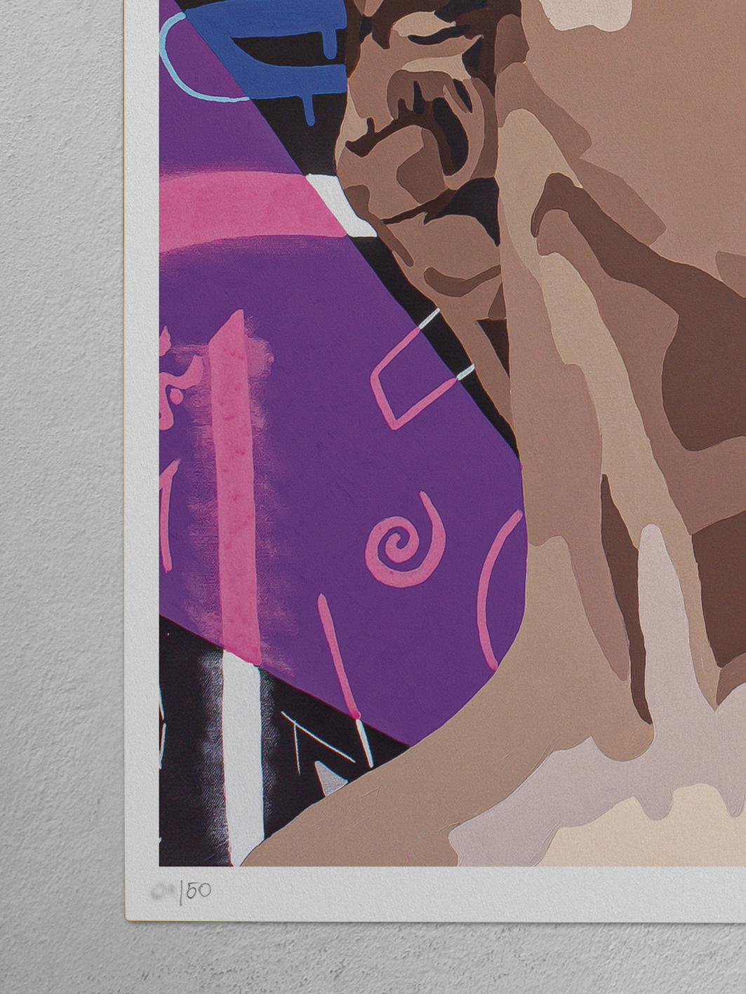 David Michelangelo Giclee Print pop art style Josh Mahaby