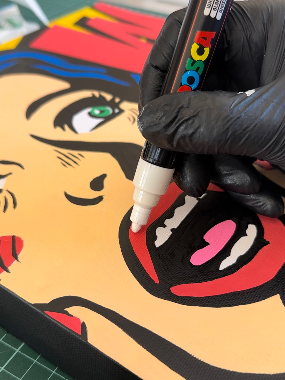 Roy Lichenstein Wow Girl Pop Art Style Josh Mahaby Catawiki