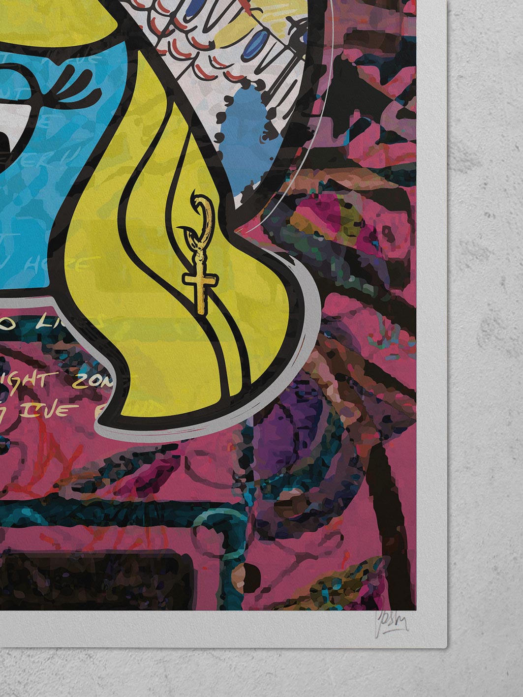 SMurf Wiki Poster Giclee Print Digital Pop Art Style by Josh Mahaby