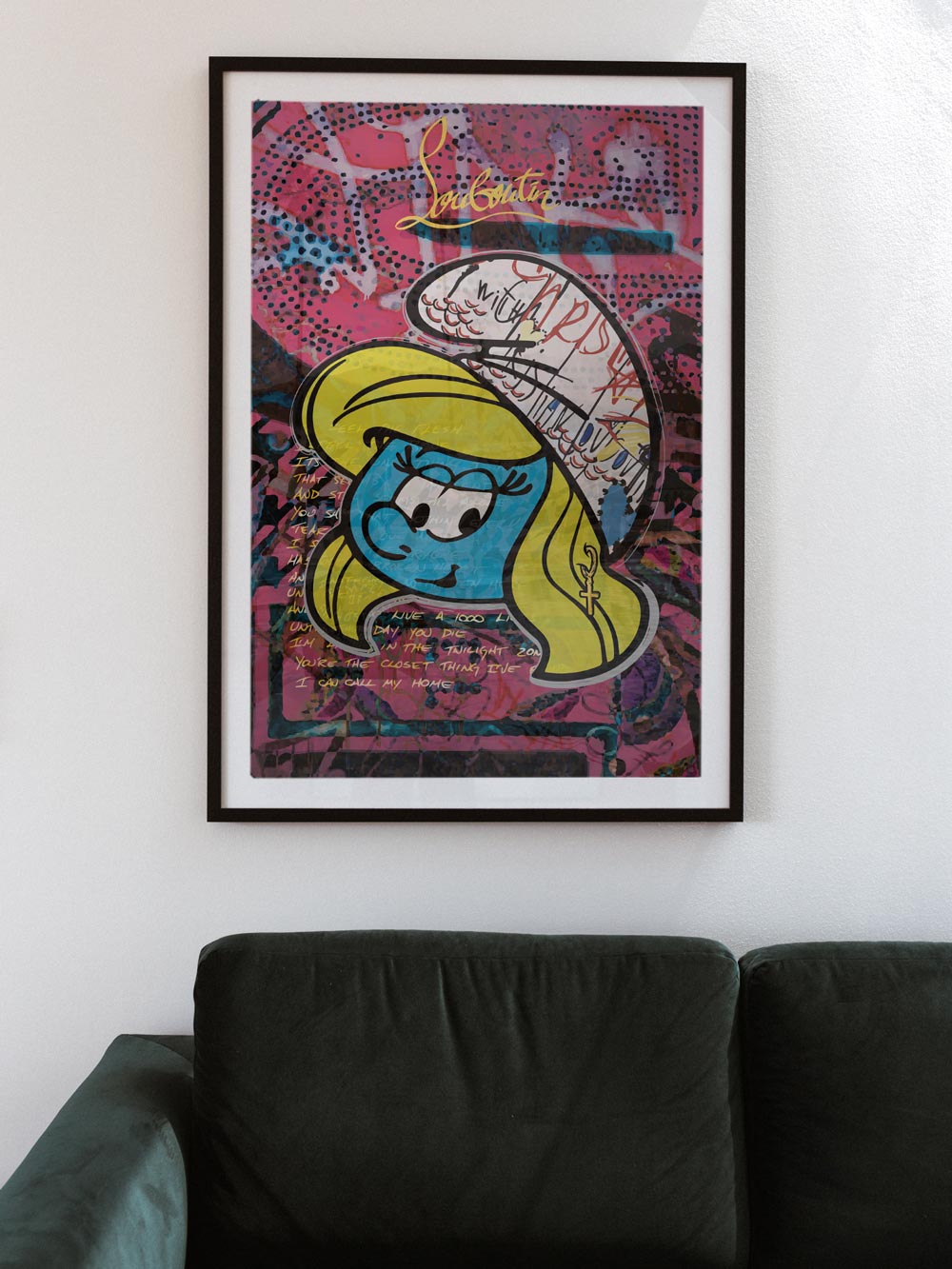 SMurf Wiki Poster Giclee Print Digital Pop Art Style by Josh Mahaby