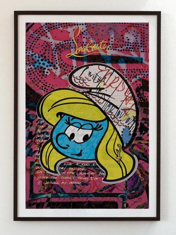 SMurf Wiki Poster Giclee Print Digital Pop Art Style by Josh Mahaby