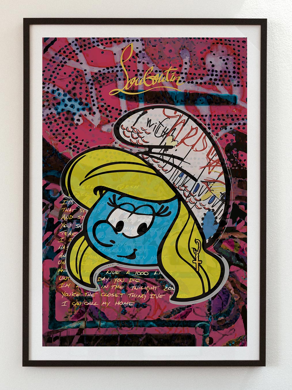 SMurf Wiki Poster Giclee Print Digital Pop Art Style by Josh Mahaby